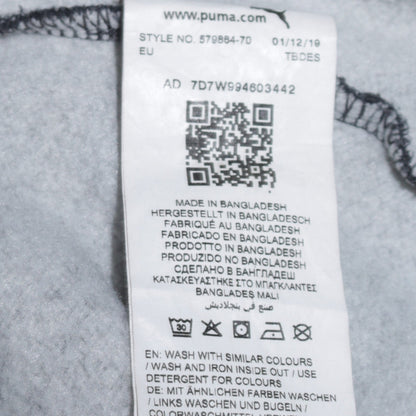 Puma Men's Black Crew Neck Pullover Sweatshirt Size M