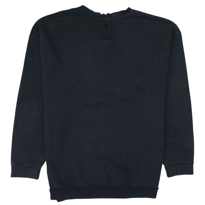adidas Men's Black Crew Neck Pullover Sweatshirt M