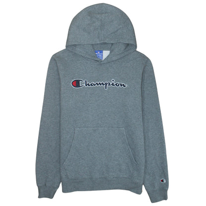 Champion Boys Grey Pullover Hoodie Size 15-16 Years Embroidered Logo