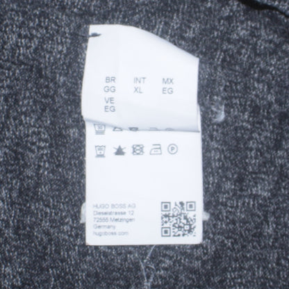 Hugo Boss Men’s Grey Slim Fit Crew Neck Knit Sweatshirt XL