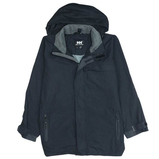 Helly Hansen Men's Black Waterproof Hooded Parka Jacket L