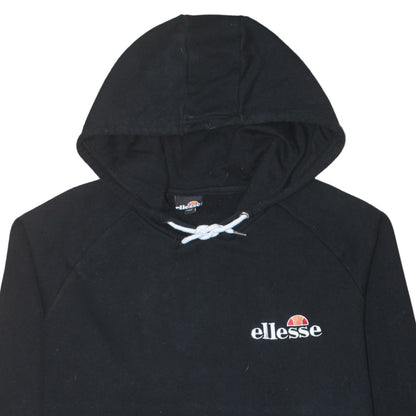 Ellesse Womens Black UK 24 Pullover Hoodie Dress