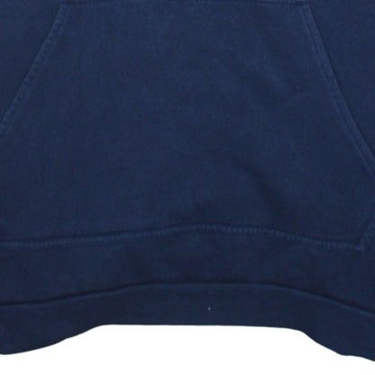 Adidas Men's Blue Pullover Hoodie Size L Sports Fleece Sweatshirt