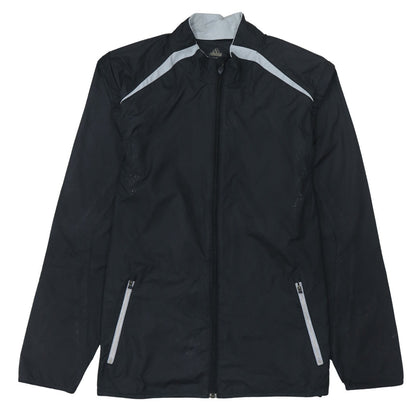 Adidas Men's Black Lightweight Windbreaker Jacket Size L