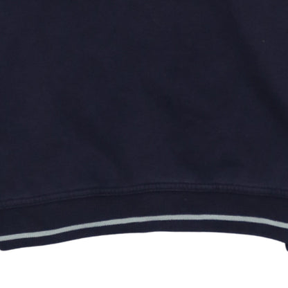 Puma Men Navy Blue Crew Neck Pullover Sweatshirt Size 16 Logo Casual