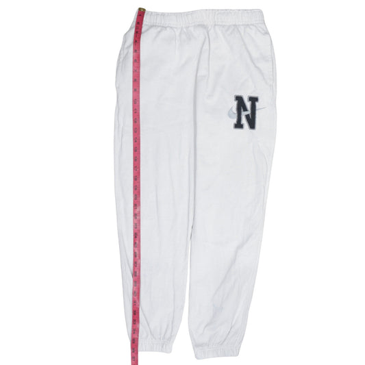 Nike Men's White Fleece Jogger Sweatpants Size S