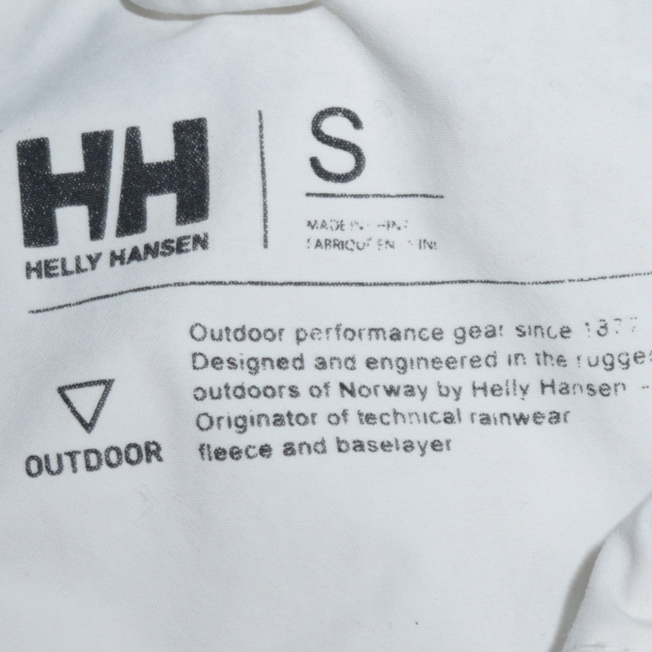 Helly Hansen Women's White Waterproof Hooded Rain Jacket Size S