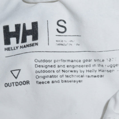 Helly Hansen Women's White Waterproof Hooded Rain Jacket Size S
