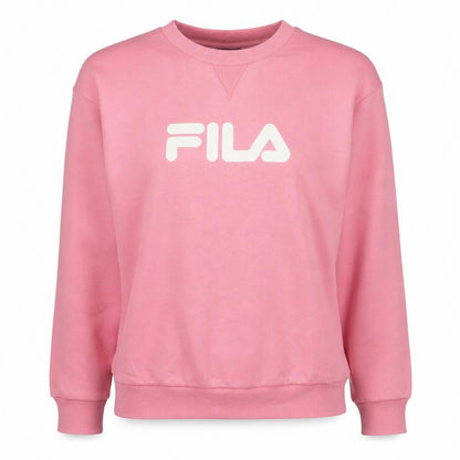 Fila Women’s Pink Logo Pullover Sweatshirt XL Regular Fit
