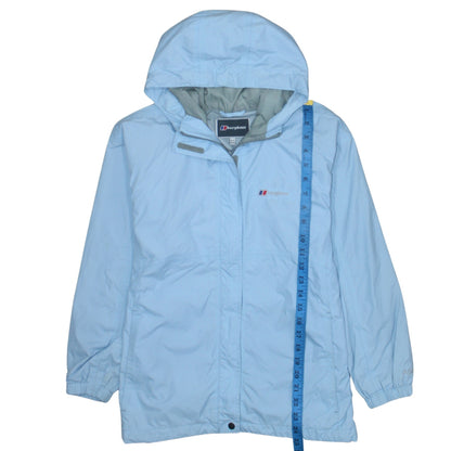 Berghaus Girls Blue Hooded Waterproof Rain Coat Jacket 11-12 Years