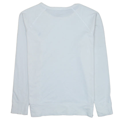 Ralph Lauren Men’s White Crew Neck Cotton Sweatshirt Size L