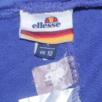 Ellesse Womens Blue UK 10 Heritage Snap Track Pants