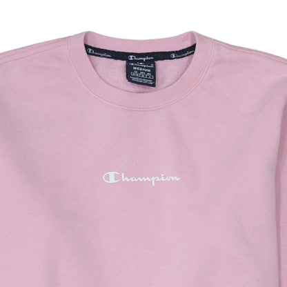 Champion Women's Pink Crew Neck Pullover Sweatshirt Size M