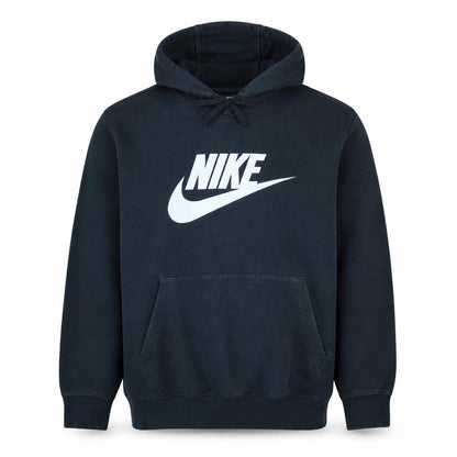 Nike Men's Black XL Pullover Hoodie with Logo Print