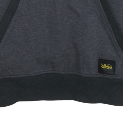 Canterbury Men's Grey Pullover Rugby Hoodie Size S Embroidered Logo