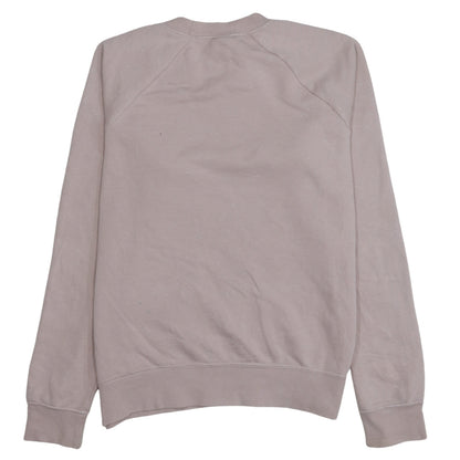 Nike Womens Pink Logo Pullover Sweatshirt Size S Crew Neck