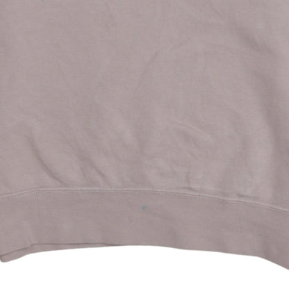 Nike Womens Pink Logo Pullover Sweatshirt Size S Crew Neck