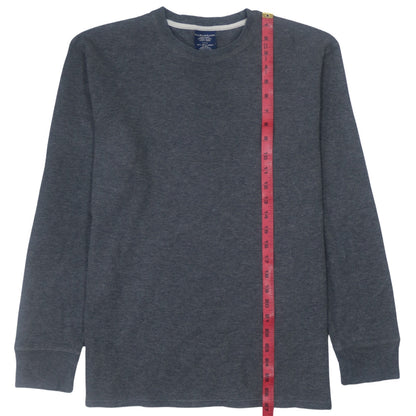 Polo Ralph Lauren Men Grey Long Sleeve Cotton Crew Pullover Sweatshirt L