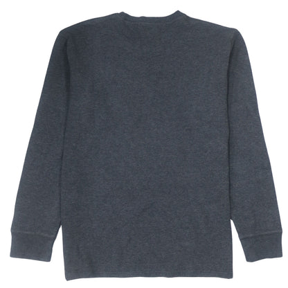 Polo Ralph Lauren Men Grey Long Sleeve Cotton Crew Pullover Sweatshirt L