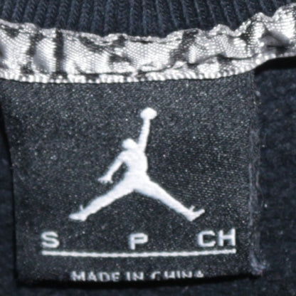 Nike Jordan Men's Black Small Crew Neck Fleece Sweatshirt