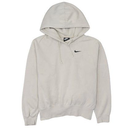 Nike Men's Beige Pullover Hoodie Small Fleece Sweatshirt