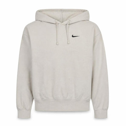 Nike Men's Beige Pullover Hoodie Small Fleece Sweatshirt