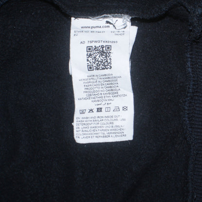 Puma Men's Blue Pullover Hoodie Size S Sports Fleece Sweatshirt