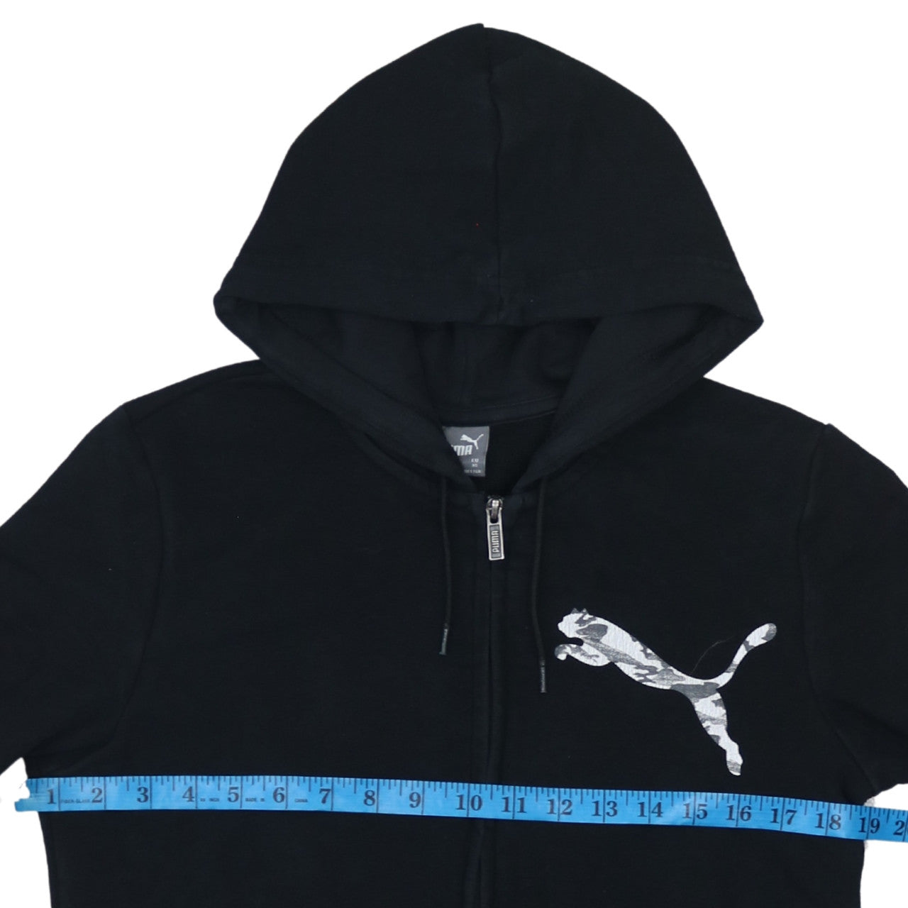 Puma Men's Black XS Full Zip Hoodie Sweatshirt