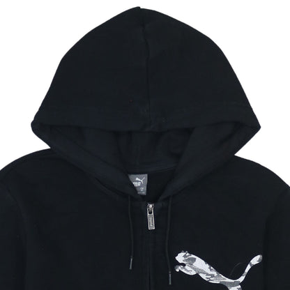 Puma Men's Black XS Full Zip Hoodie Sweatshirt