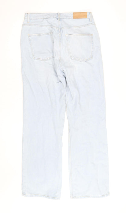 Primark Women’s Light Blue Straight Leg High Rise Jeans Size 12