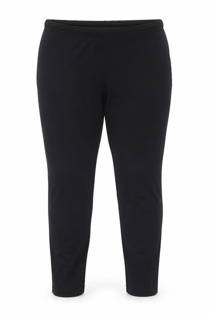 Isle Women's Black Size 18 Jersey Stretch Leggings