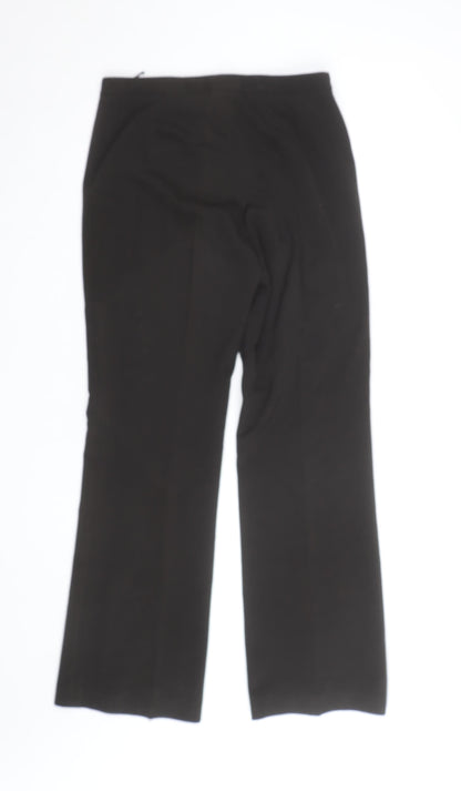 Gerard Darel Men Black Dress Pants L Regular Fit Formal Trousers