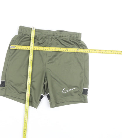 Nike Boys Green Dri-FIT Athletic Shorts Size S Sports Activewear