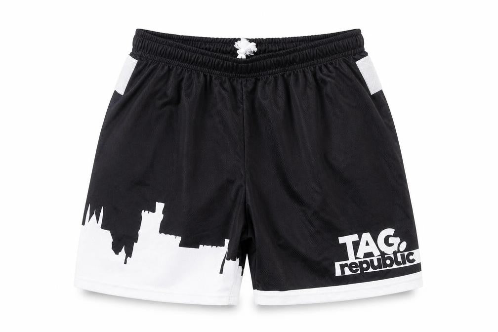 DES Men's Black Athletic Shorts Size 30 Elastic Waist Lightweight