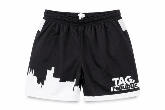 DES Men's Black Athletic Shorts Size 30 Elastic Waist Lightweight