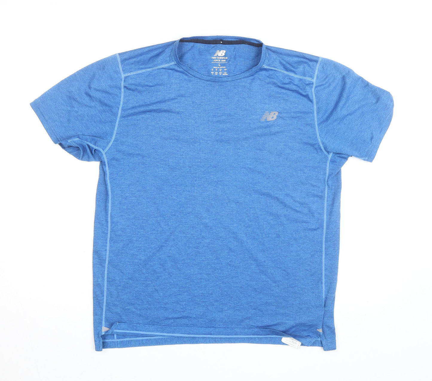New Balance Men’s Blue L Athletic Moisture Wicking Running T-Shirt