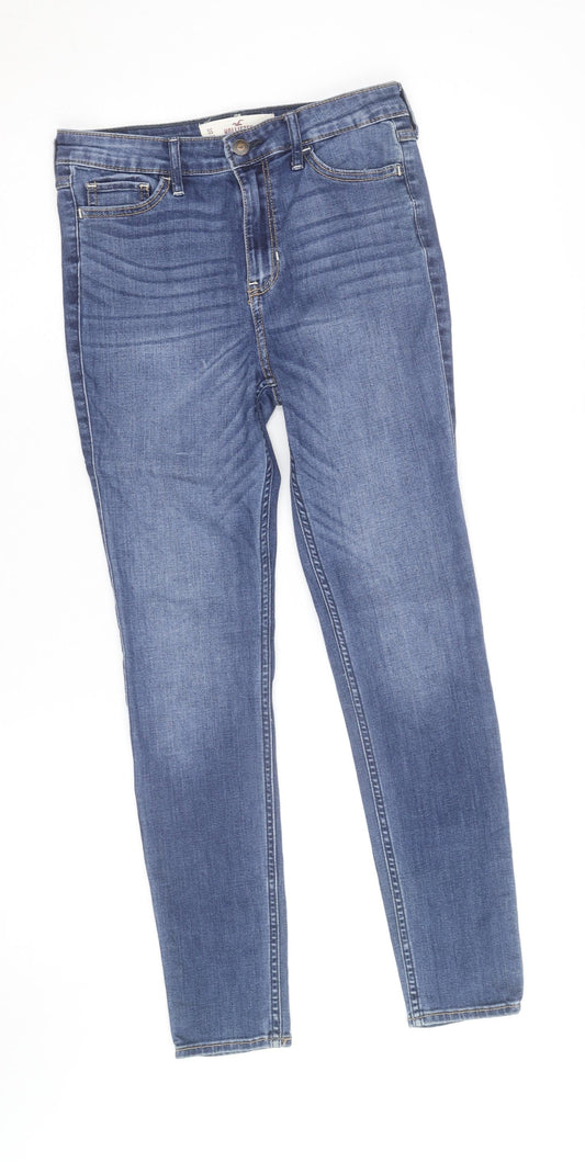 Hollister Women Blue High Rise Super Skinny Jeans Size 5 Slim