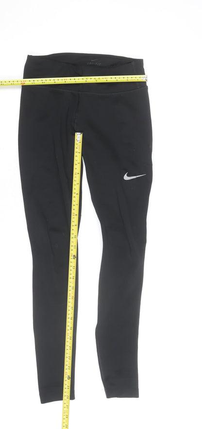 Nike Women's Black Dri-FIT XS Leggings Running Gym Trousers