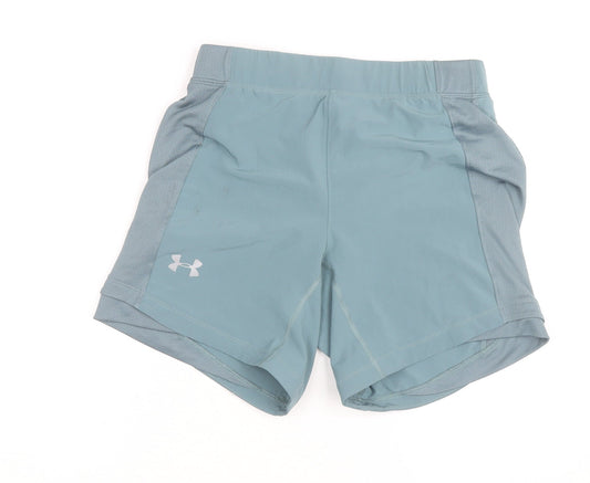 Under Armour Men's Blue HeatGear Fitted Athletic Shorts Size M