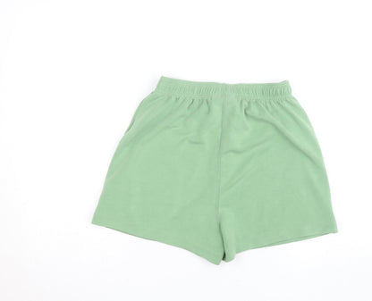 Powercut Women Green M Athletic Jersey Shorts
