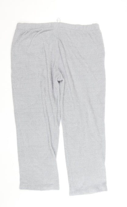 Marks and Spencer Womens Grey Knit Jogger Trousers Size L