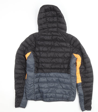 Regatta Men’s Black Puffer Jacket L Hooded Insulated Winter Coat
