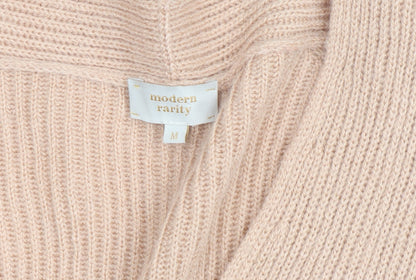 Modern Rarity Women’s Beige Wool Alpaca V-Neck Jumper M