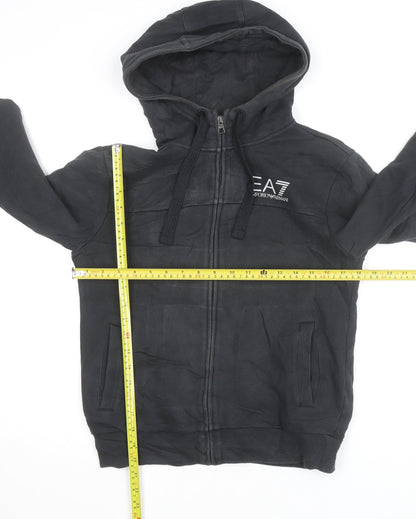 Emporio Armani EA7 Men's Black XS Full Zip Hoodie