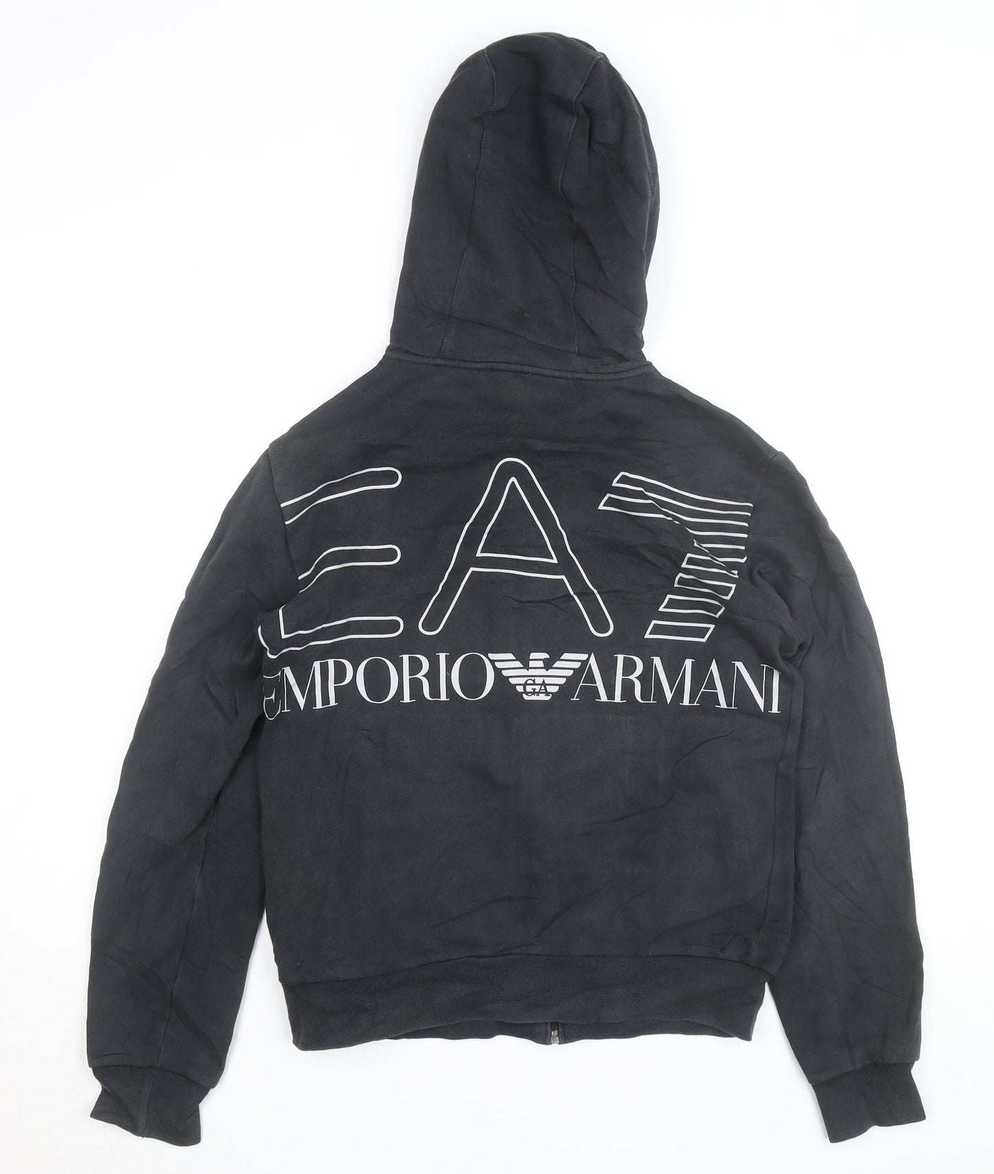 Emporio Armani EA7 Men's Black XS Full Zip Hoodie