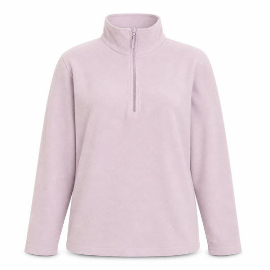 Mountain Warehouse Women Pink Fleece 1/4 Zip Activewear Jacket M