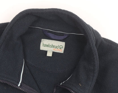 Hawkshead Active Men's Black Fleece Jacket Size M Full Zip Outdoor