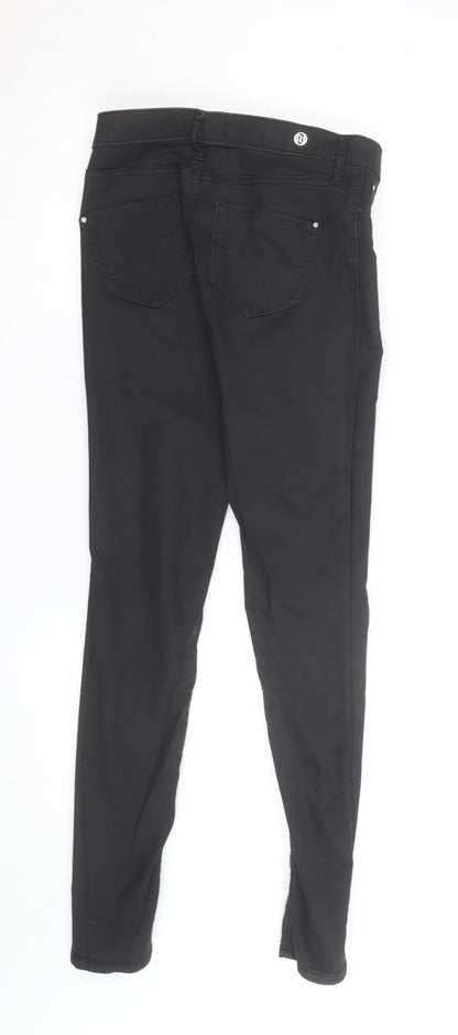 River Island Women’s Black Skinny Jeans Size 12 Stretch Denim