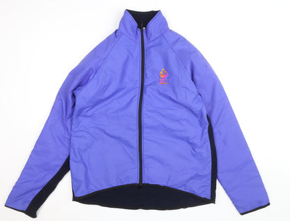 Karrimor Men’s Purple Windbreaker Jacket XL Fleece Lined Outdoor Coat