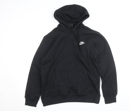 Nike Men's Black M Basic Hooded Activewear Pullover Jacket